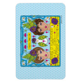 羽根の鳥_フレキシブル磁石6"x4" マグネット (縦)