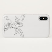 羽根を持つ妖精の座像... Case-Mate iPhoneケース (裏面(横))