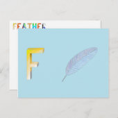 羽根カード ポストカード (正面/裏面)