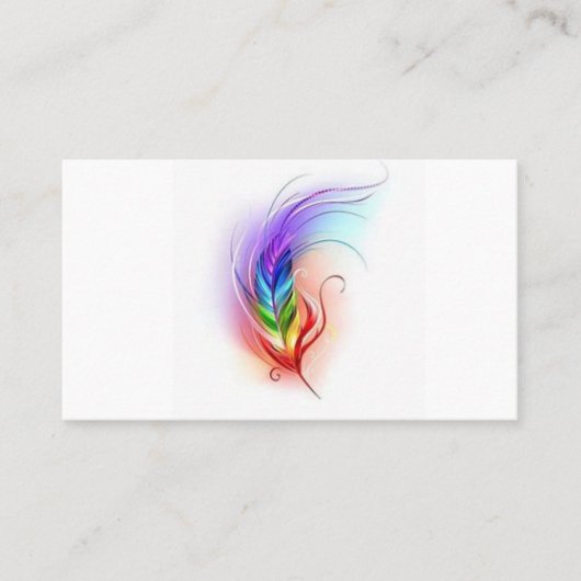 羽根カード 名刺 (正面)