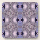 羽根ダイヤモンドパターン コースター (正面)