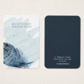 羽根付きブラシ付き水カラーイヤリングディスプレイ (正面&裏面)