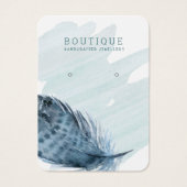 羽根付きブラシ付き水カラーイヤリングディスプレイ (正面)