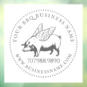 羽根付き豚のBBQ焼肉屋 ウィンドウサイン (シート3)