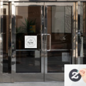 羽根付き豚のBBQ焼肉屋 ウィンドウサイン (オフィスドア)