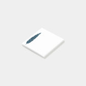 羽根形状ミニマルとモダンデザイン ポストイット (アングル)