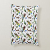 羽根水の色パターン アクセントクッション (裏面(縦))