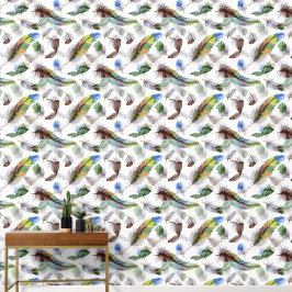 羽根水の色パターン 壁紙