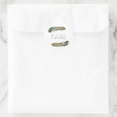 羽根水色デュオ |多感謝してい数 ラウンドシール (バッグ)