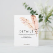 羽根水色情報カード エンクロージャーカード (スタンド正面)