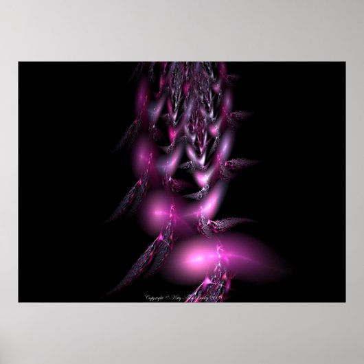 羽根飛行インピンクスby子猫アン ポスター (正面)