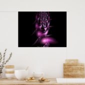 羽根飛行インピンクスby子猫アン ポスター (キッチン)