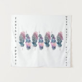 「羽根」 タペストリー (正面(横))