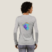 羽根 トライブレンドTシャツ (背面全体)
