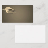 羽根，葉，自然，ヨガ，名刺 名刺 (正面/裏面)