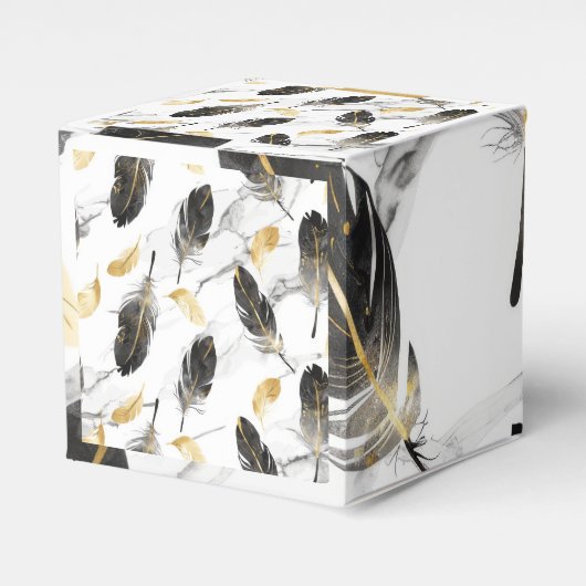 「羽根Touchキューブ・ギフトボックス」 フェイバーボックス (正面サイド)