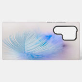 羽毛しゃれているサムスンギャラクシーS22ウルトラケース SAMSUNG GALAXYケース (裏面横)