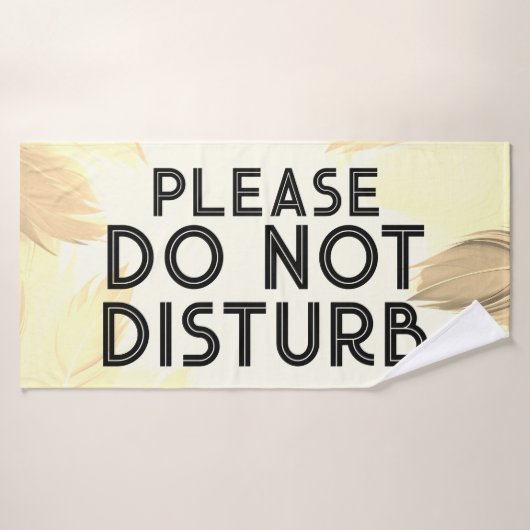 羽毛で邪魔しないヴァンライフキャンピングクルーイング バスタオル (バスタオル)