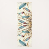 羽毛と草 ヨガマット (正面)