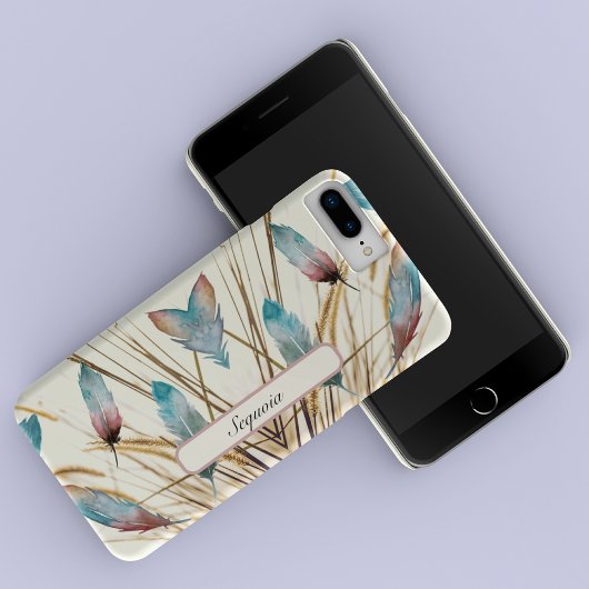 羽毛と草 Case-Mate iPhoneケース