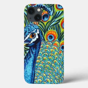 羽毛のあるクジャクI iPhone 13ケース