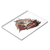羽毛のある馬 ノートブック (左側)