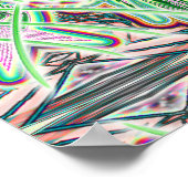 羽毛のシャーマンマスクポスター ポスター (角)