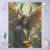 羽毛のフェアリー・ファンタジー 薄葉紙 (クラフト)