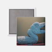 羽毛のヘビ， 800-900 AD マグネット (正面/裏面)