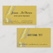 羽毛のヴィンテージの羽のクイル筆記用インクの作家 名刺 (正面/裏面)