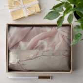 羽毛の付いたパラソルを持つ女性、マグノリア・フラムス 薄葉紙 (ギフト)