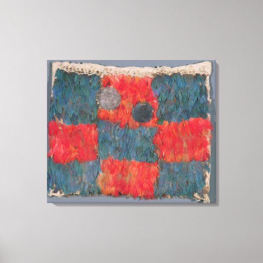 羽毛の付いた岬 キャンバスプリント (正面)