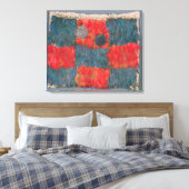 羽毛の付いた岬 キャンバスプリント (インサイチュ (寝室))