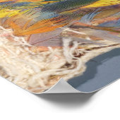 羽毛の付いた岬 ポスター (角)