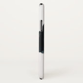 羽毛の付いた黒いドリームキャッチャー Case-Mate iPhoneケース (裏面/右)