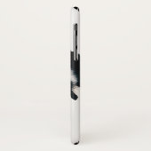 羽毛の付いた黒いドリームキャッチャー Case-Mate iPhoneケース (裏面/左)