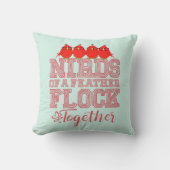 羽毛の傷 クッション (正面)