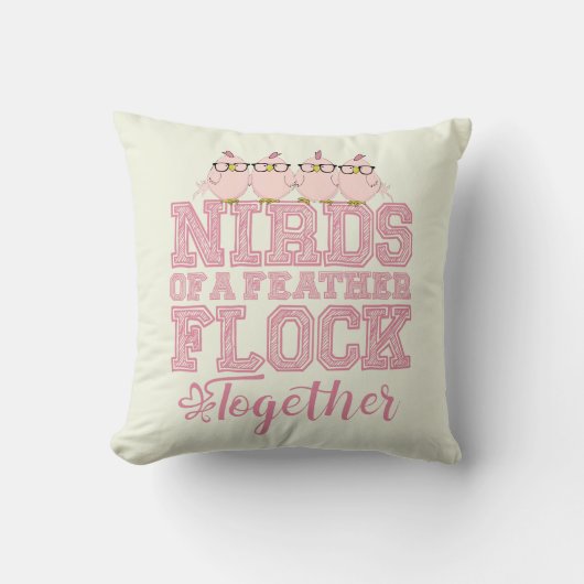 羽毛の傷 クッション (正面)