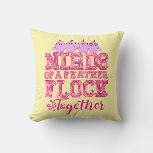 羽毛の傷 クッション (正面)