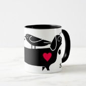 羽毛の友だちマグ マグカップ (正面右)