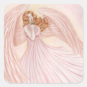 羽毛の友人 スクエアシール (正面)