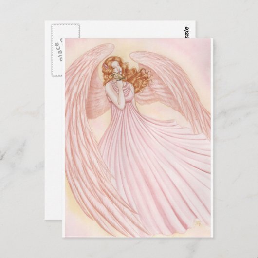 羽毛の友人 ポストカード (正面/裏面)