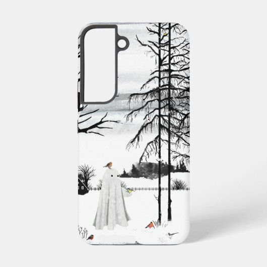 羽毛の友人 SAMSUNG GALAXYケース (裏面)