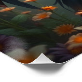 羽毛の戦士の妖精の芸術 ポスター (コーナー)