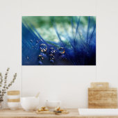 羽毛の水滴 ポスター (キッチン)