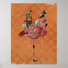 羽毛の生えた友人 ポスター