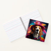 羽毛の生えた帽子をかぶって歩く ノートブック (内部)