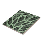 羽毛の生えた緑 タイル (側面)