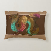 羽毛の竜 アクセントクッション (裏面)