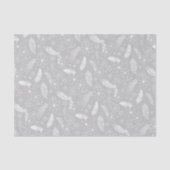 羽毛の花は灰色か何色かである 薄葉紙 (正面)